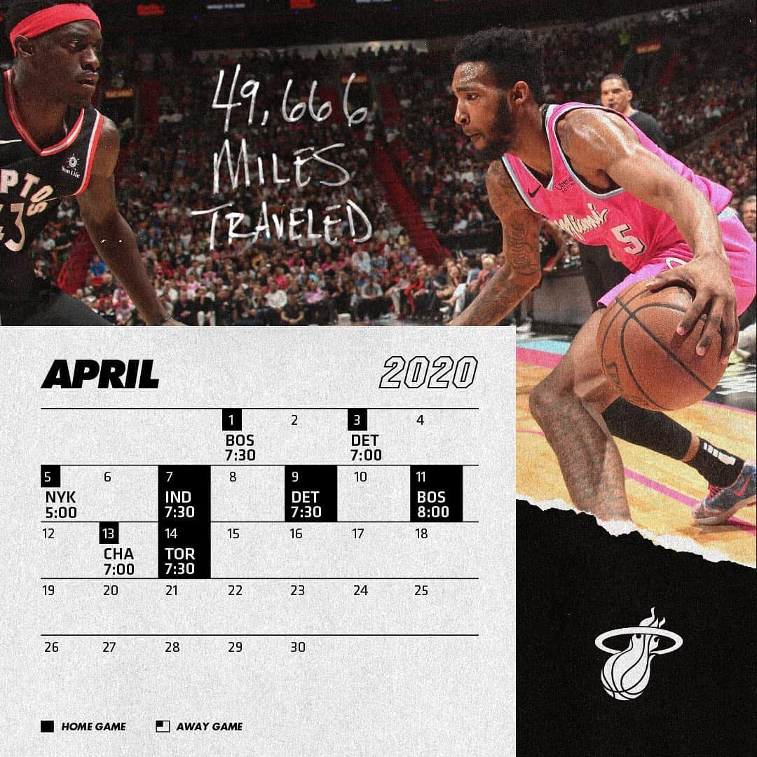 Miami HEATさんのインスタグラム写真 - (Miami HEATInstagram)「Our schedule is out 👀⁣ ⁣ #HEATNation, which games are you most fired up for this season?」8月13日 4時09分 - miamiheat