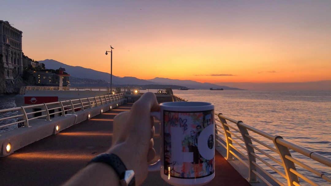 ジェームズ・ロシターのインスタグラム：「Good morning Monaco! 🔥」