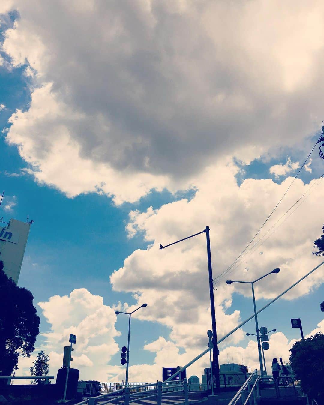 猫沢エミさんのインスタグラム写真 - (猫沢エミInstagram)「雲ウォッチャーとしては、ステキな日。超大型台風クローサーの行方が気になるところですけど。  今年の流行語大賞『暑い』でもういいと思う。  #東京下町時間」8月13日 13時56分 - necozawaemi