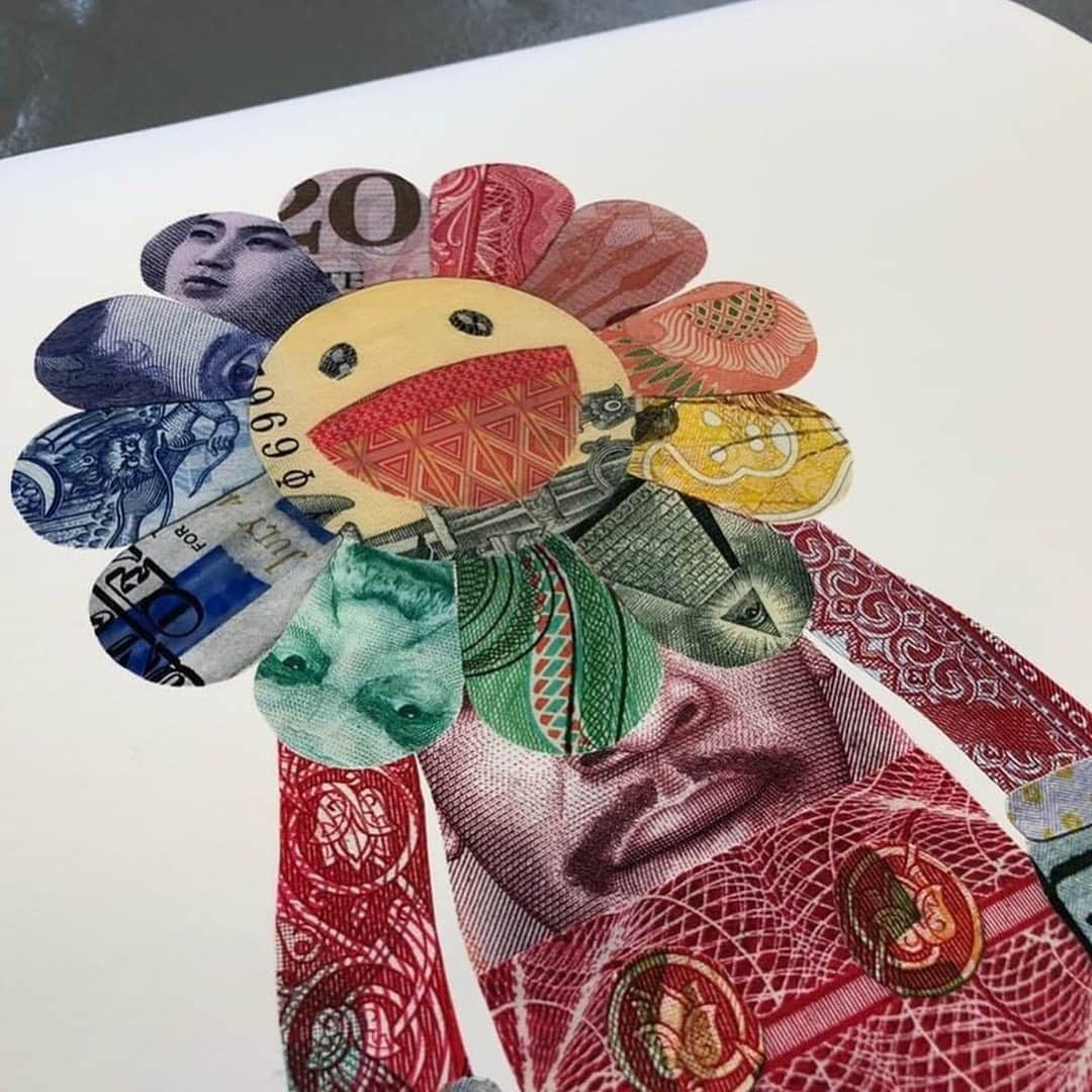 ジョディ・スウィーティンさんのインスタグラム写真 - (ジョディ・スウィーティンInstagram)「@jdotcolombo killing more art! I love this little happy flower guy, hand cut from real currency! I don’t think I’d ever have the patience for this, but I am so glad he does, cause his stuff is 🔥🔥🔥!! His posts are unreal! #artislife #dailyartmessage #patience #happyflowerguy #followfellowartists」8月13日 13時50分 - jodiesweetin