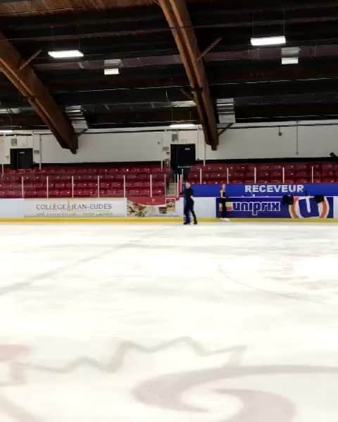 Mathieu Ostiguyのインスタグラム：「The past week was really nostalgic but just made me realise even more how much I love what I'm doing. . . #figureskating #nevergiveup #passion #patinageartistique #tripleloop #tb」