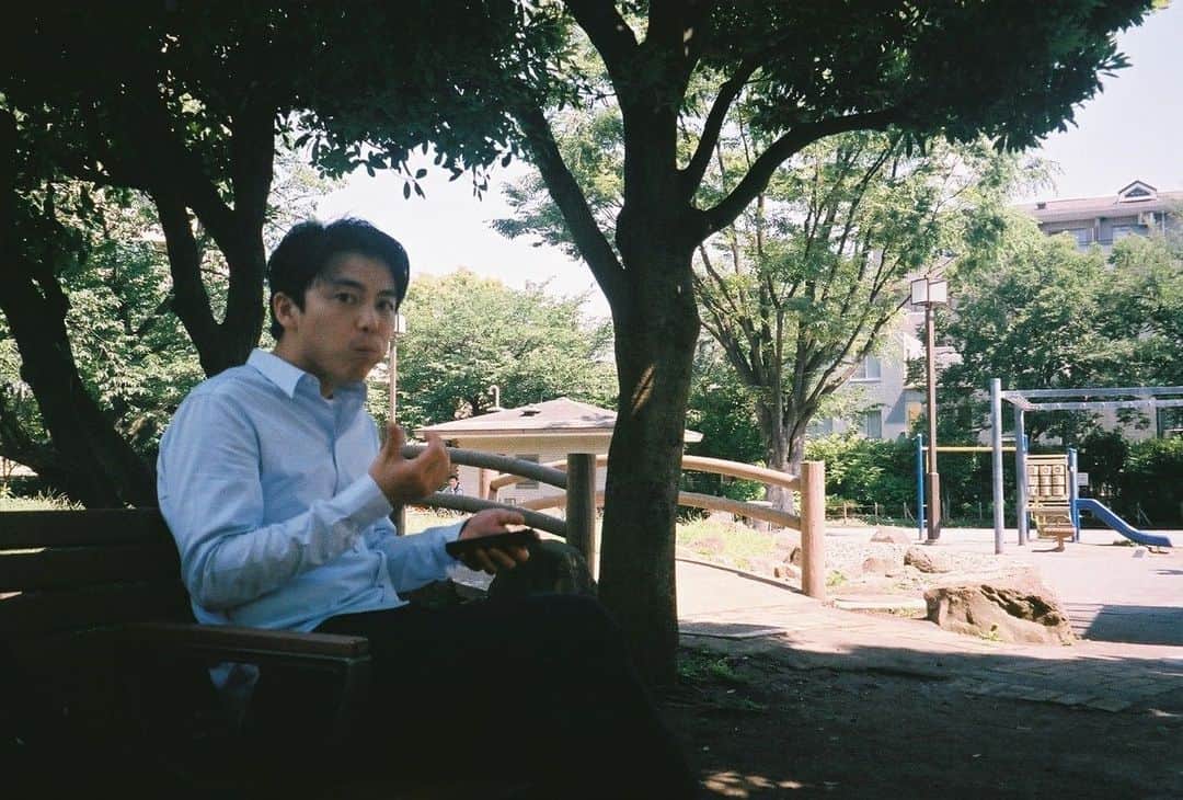 森岡龍さんのインスタグラム写真 - (森岡龍Instagram)「ん？」8月13日 9時31分 - ryu_morioka