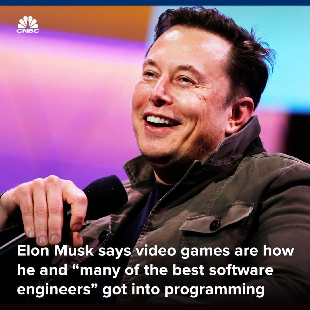CNBCさんのインスタグラム写真 - (CNBCInstagram)「Parents, don’t stop your kids from playing too many video games. ⁠ ⁠ They could one day become the next Elon Musk. ⁠🚀⁠ ⁠ According to the Tesla and SpaceX CEO, he became interested in technology because of his love for video games.⁠ ⁠ “I think video games are a very powerful force for getting young kids interested in technology,” Musk said.⁠ ⁠ And he would know. Musk published the first video game he created at 12-years-old and later sold it for $500 — now, he’s worth more than $19 billion.⁠ ⁠ For more on how video games helped shaped Elon Musk’s interest in programming, visit the link in bio. (With @CNBCMakeIt)」8月13日 10時50分 - cnbc