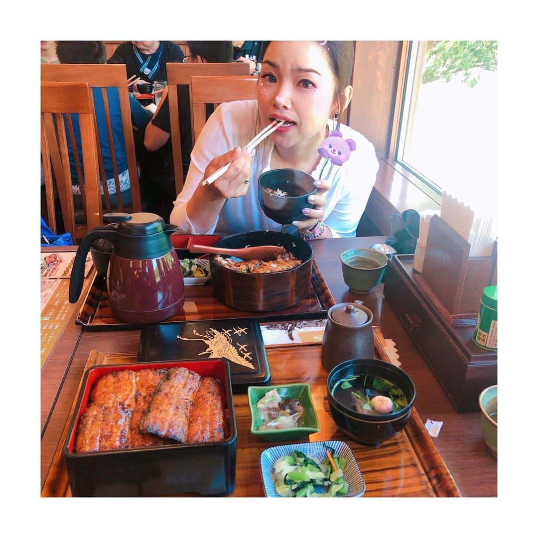 青山加織さんのインスタグラム写真 - (青山加織Instagram)「☆ 今週の  #nec軽井沢72ゴルフトーナメント に出場できます😆  出発前に #鰻 💕 @kankohso  ここの鰻は本当に美味しいので 皆さん #岡谷市 に遊びに来た時は是非💕」8月13日 11時32分 - kaoriaoyama_official
