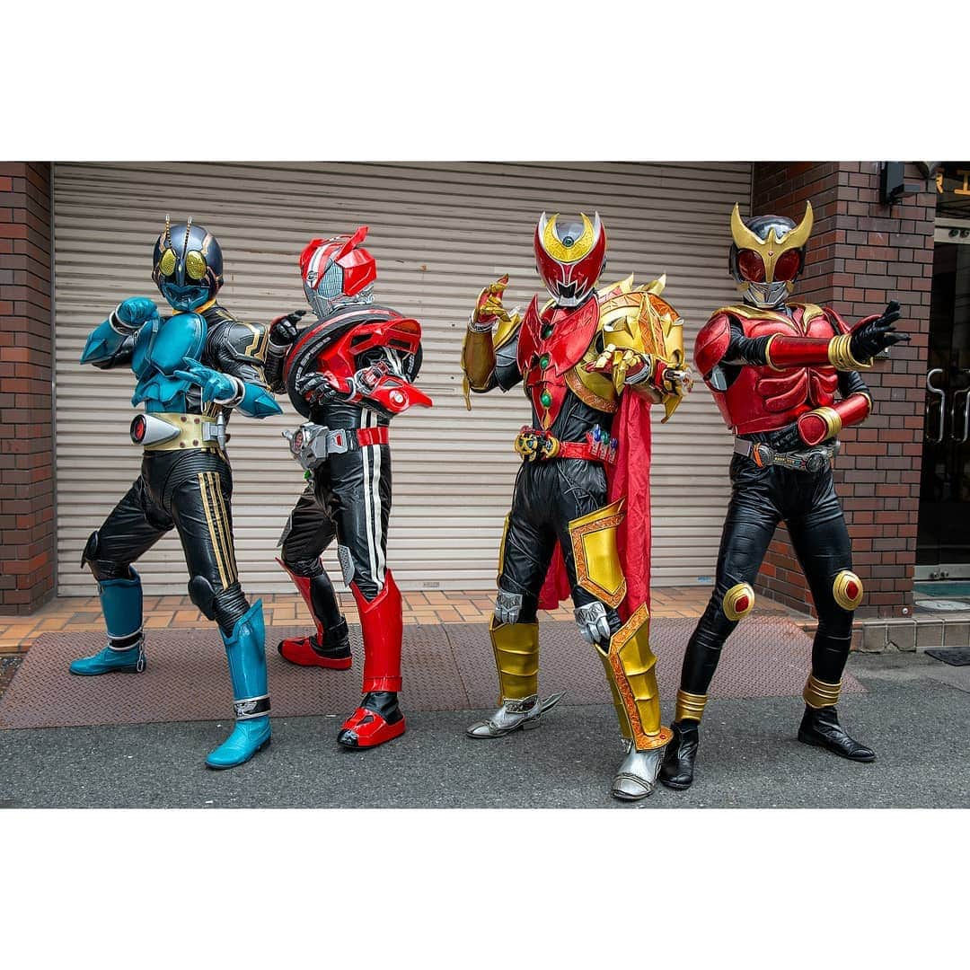 永崎遼のインスタグラム：「. Thank you for your time. Makasih yah sudah menonton. . #仮面ライダー #ストフェス #ストフェス2018 #日本橋ストリートフェスタ #假面騎士 #特撮 #follow #followme #photooftheday #happy #tagsforlikes #selfie #like4like #picoftheday #smile #friends #instadaily #instalike #follow4follow #like #costume #otaku #cosplay #cosplayer #コスプレ #tokusatsu #kamenrider #maskedrider #toku」