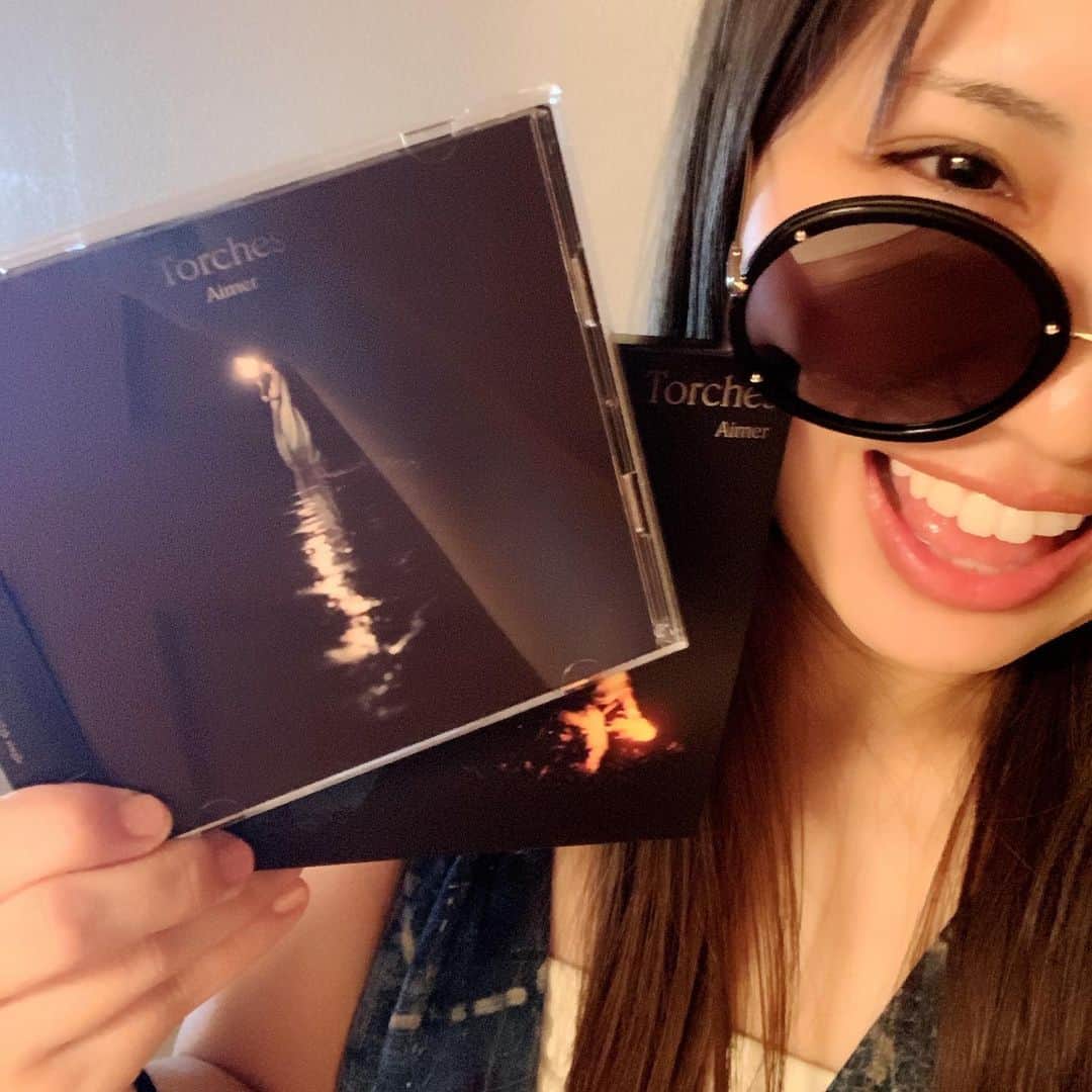 阿部真央のインスタグラム：「My  Muse ‪ ‪#Aimer‬ ‪#天使‬ ‪#フラゲ‬」