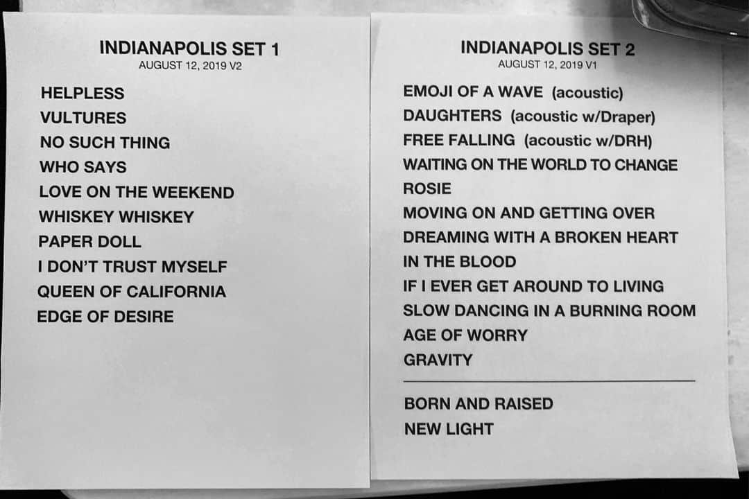 ジョン・メイヤーさんのインスタグラム写真 - (ジョン・メイヤーInstagram)「Indianapolis, IN: a supremely fun show. One of those “sing along to everything” crowds. 💥🎤 (@daniel)」8月13日 13時29分 - johnmayer