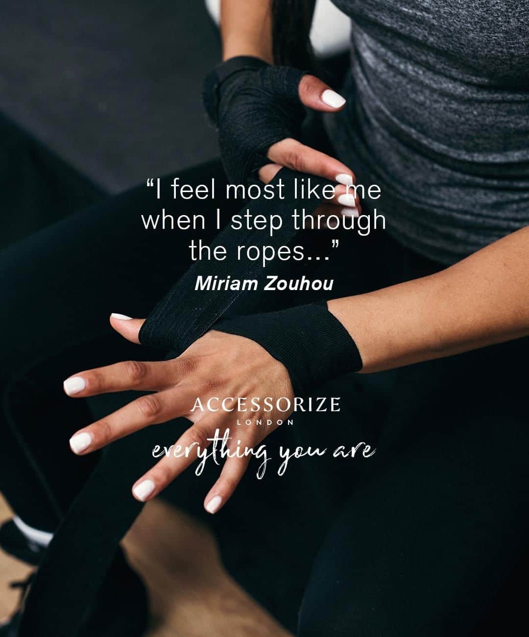 アクセサライズのインスタグラム：「#EverythingYouAre is all about celebrating the diverse qualities that make us who we are. Some days you might express yourself through sport and others, it may be down to personal style. Wherever you find yourself, we believe there are no limits to self-expression! 🥊 Tap the link in the bio to discover more.  #Accessorize #Accessorizer」