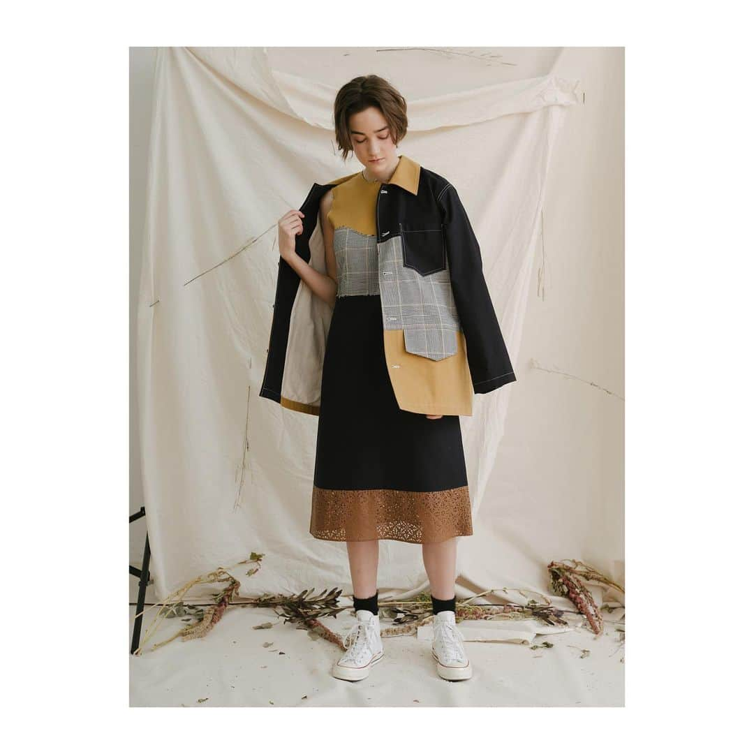 サワ タカイさんのインスタグラム写真 - (サワ タカイInstagram)「Fall / Winter 2019 Panel Work Jacket in Plaid Combo Panel Dress in Plaid Combo #sawatakai #1918centenary #fall2019」8月13日 23時23分 - sawatakai_official