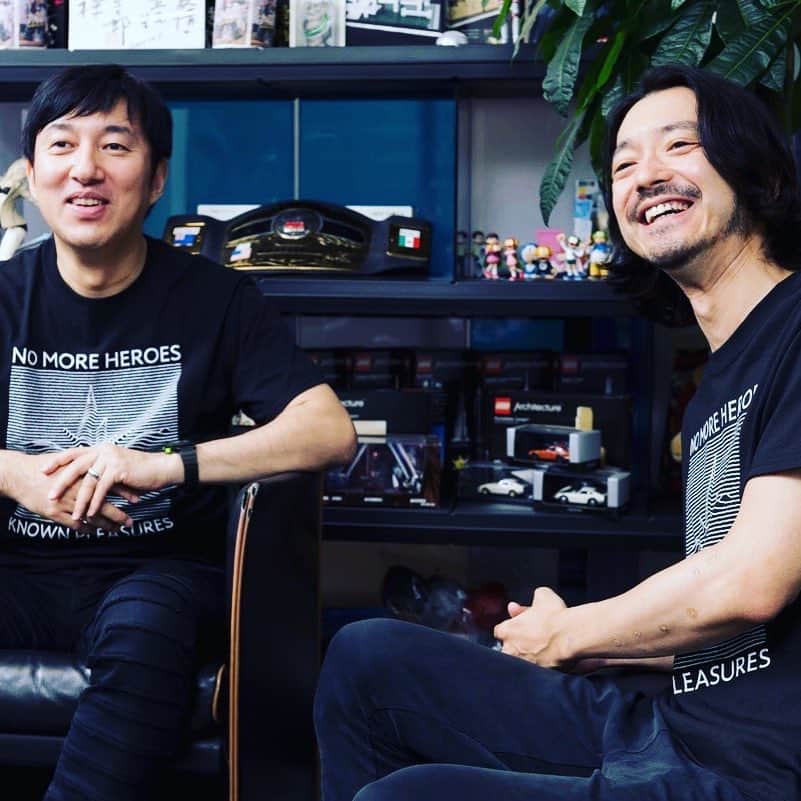 須田剛一のインスタグラム：「「NO MORE HEROES 3」 金子ノブアキさんとのファミ通全文インタビュー掲載版。 https://www.famitsu.com/news/201907/31180492.html」