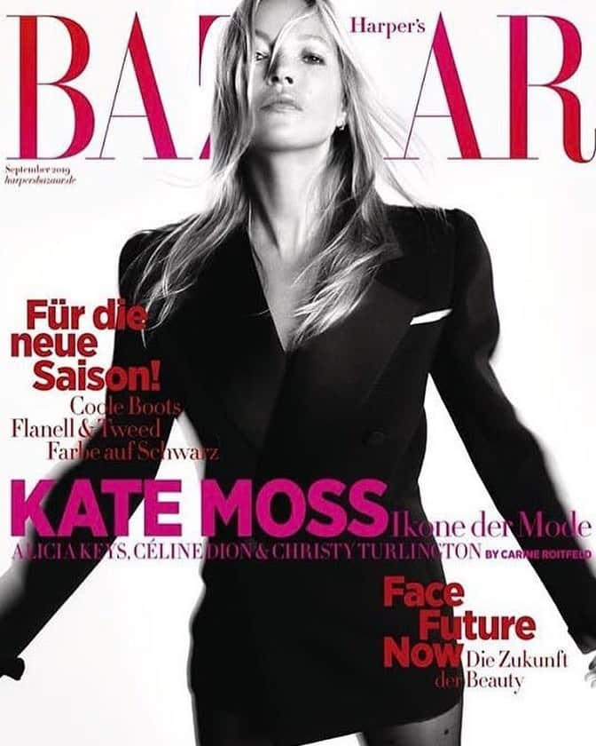 IMG Modelsさんのインスタグラム写真 - (IMG ModelsInstagram)「Saint Moss. 🙏🏼 #KateMoss covers @harpersbazaargermany’s #SeptemberIssue. #📷 @mario_sorrenti #👗 @carineroitfeld #👸🏼 #IMGstars」8月13日 23時54分 - imgmodels