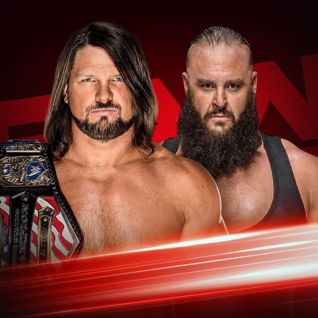 WWEさんのインスタグラム写真 - (WWEInstagram)「It's OFFICIAL: #BraunStrowman has accepted @ajstylesp1's challenge for a #USTitle match NEXT WEEK on #RAW!」8月14日 0時00分 - wwe