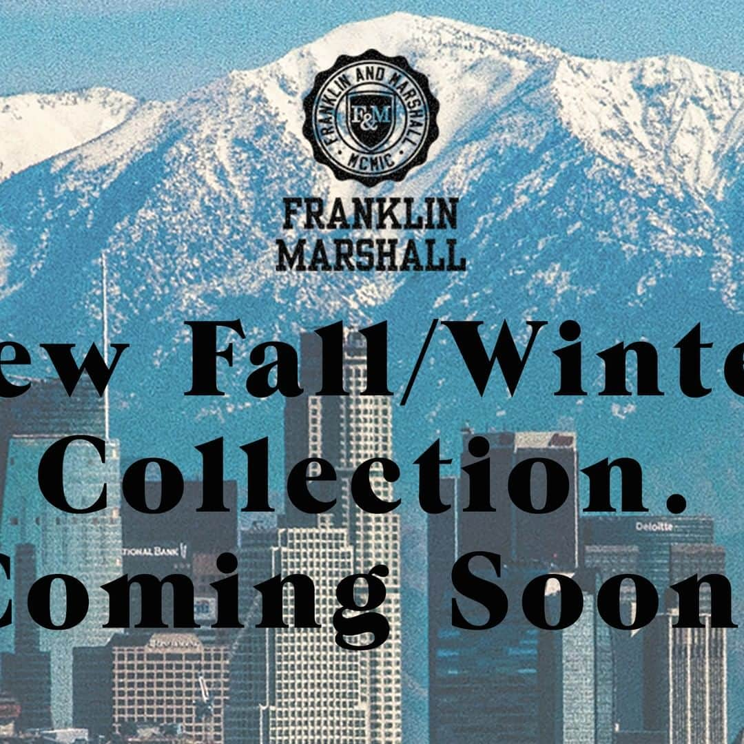 フランクリン&マーシャルさんのインスタグラム写真 - (フランクリン&マーシャルInstagram)「FRANKLIN & MARSHALL⁠ FALL / WINTER COLLECTION 2019⁠ Coming Soon!⁠ ⁠ #franklinandmarshall #fallwintercollection #outdooradventure #comingsoon #losangeles」8月14日 0時01分 - franklinandmarshallofficial