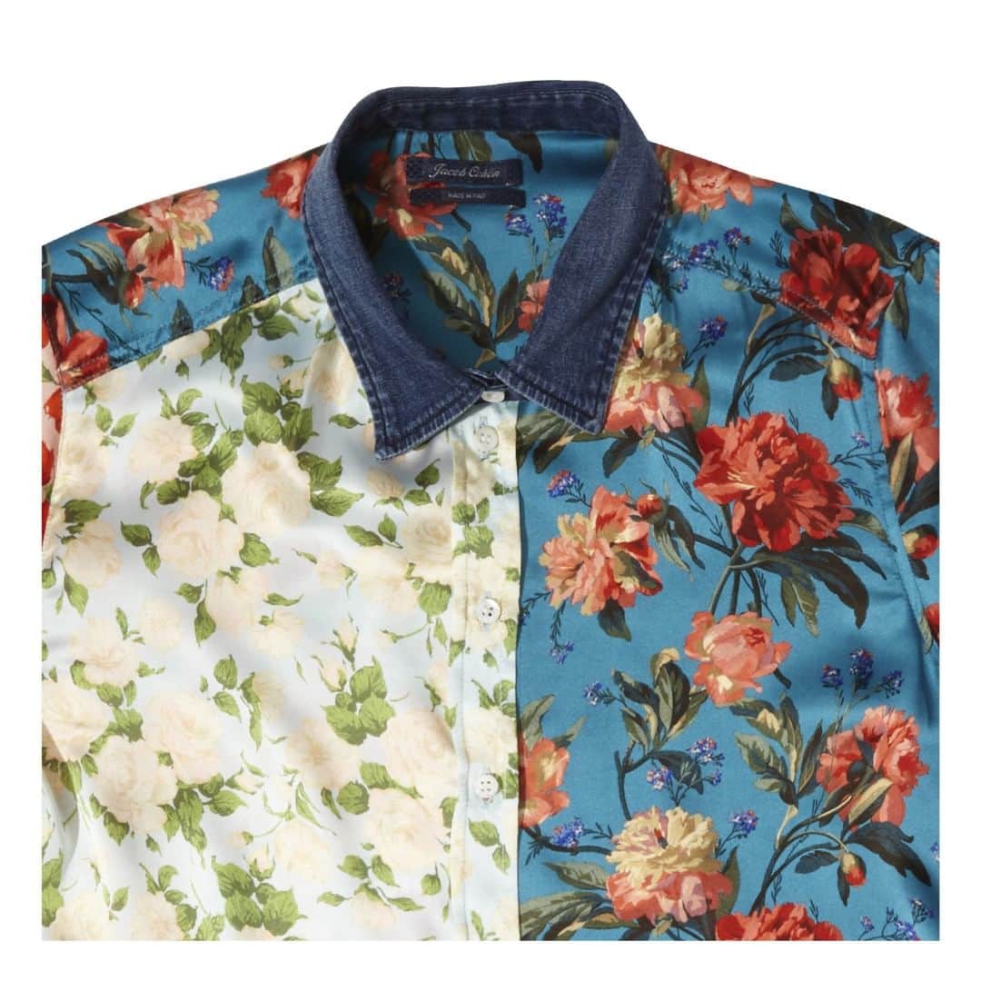 Jacob Cohenのインスタグラム：「Flowers to Follow  S/S 19 Man Collection Made in Italy  #JacobCohen #JacobCohenJeans」