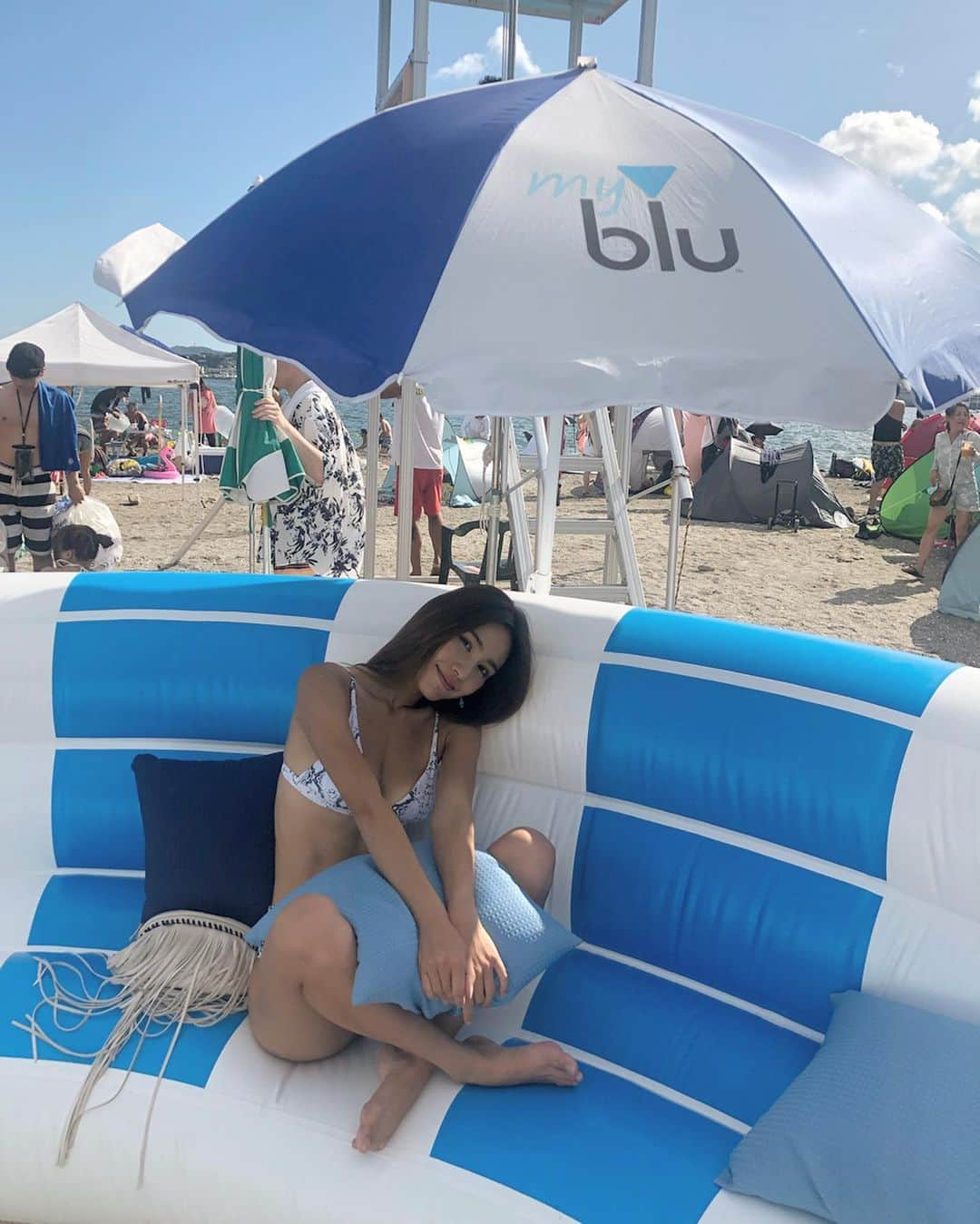 南美沙さんのインスタグラム写真 - (南美沙Instagram)「この間行ったmybluのイベントでは、ビーチでmybluが体験できるイベントやってたよ😘. . . フレーバーが沢山あったから色々試してみたよ😉✨🌺. 自然の中で沢山リラックス出来て楽しかった😉✨✨🌺 私は、出来なかったけど、マイブルーチャレンジっていう謎解きゲームもやってるみたいで楽しそうだったよ🤭✨💎. . . #PR#マイブルーサマー #myblu#マイブルー  #マイブルーアイランド#mybluisland#myblusummer#マイブルーパーティー#mybluparty」8月13日 16時04分 - miee.misa