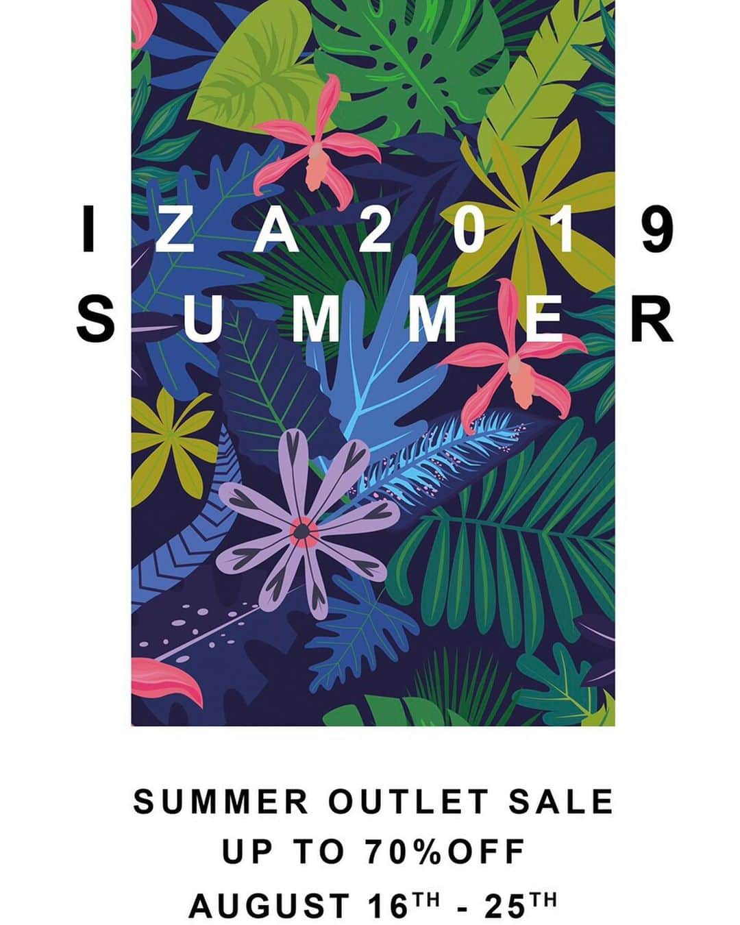 Taki Tanakaさんのインスタグラム写真 - (Taki TanakaInstagram)「I Z A SUMMER OUTLET SALE  大阪イザ本店にて 8月16日(金)〜25日(日)開催♡ #みんな来てねー  @iza_official #izastagram  #osaka」8月13日 16時22分 - tanakataki