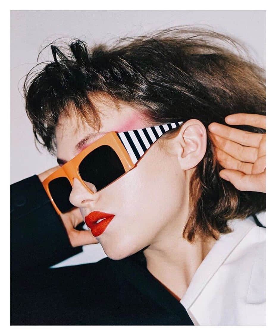 のインスタグラム：「Tetioxa is wearing the SS 2019 Collection in the latest issue of @schonmagazine - shot by @dylanperlot - styled by @sosozeldaa and @hugoasensio @dinavibes_ @tetiuksha #guylarocheparis #richardrene #guylaroche #style #paris #fashion @icinsightcommunications」