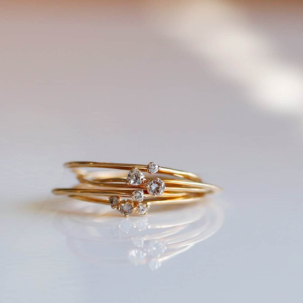 SIENAさんのインスタグラム写真 - (SIENAInstagram)「夜空に輝く星々の輝きをダイヤモンドに見立てた天の川リング。  #sienarose #amanogawa #diamond #ring #jewelry #シエナロゼ #天の川 #ダイヤモンド #リング #お守りジュエリー #プレゼント #ジュエリー」8月13日 17時49分 - sienarose_official