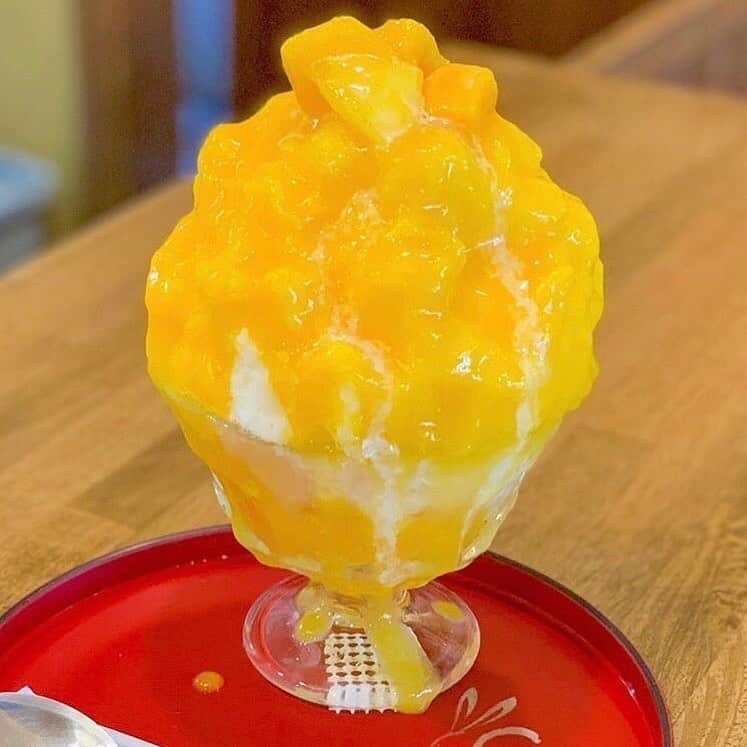 aumoグルメさんのインスタグラム写真 - (aumoグルメInstagram)「. ❤︎🍧南国マンゴーかき氷🍧❤︎ . 自家製シロップに たっぷりと上にも下にも こぼれるほどのマンゴーが😍 ぜひ夏のご褒美に贅沢なかき氷を✌️ . 写真提供 :  @irico.123 さん﻿﻿ 素敵なお写真をありがとうございました♡﻿﻿﻿ .﻿﻿ 店名：【六花園】 ぜひ訪れてみてくださいね。﻿﻿ .﻿﻿ ﻿﻿ あなたが撮影したベストグルメpicに﻿﻿ 「#aumo」を付けて教えて下さいっ☺︎﻿﻿﻿ あなたの投稿が紹介されるかも♪﻿﻿﻿﻿﻿ .﻿﻿ aumoアプリは毎日配信！おでかけや最新グルメなどaumo読者が気になる情報が満載♡﻿﻿ ダウンロードはプロフィールのURLから✔︎﻿﻿﻿ (iPhone&Android版)﻿﻿ .  #六花園#okayama#かき氷巡り#かき氷#カキ氷#かき氷部#岡山かき氷#岡山カフェ#岡山グルメ#岡山スイーツ#岡山旅行#岡山散歩#いちごスイーツ#いちごかき氷#苺スイーツ#苺かき氷#カフェ部#カフェ巡り#カフェ#カフェ好き#スイーツ部#スイーツ巡り#スイーツ#スイーツ好き#카페스타그램#카페투어#카페추천#카페탐방」8月13日 17時59分 - aumo_gourmet