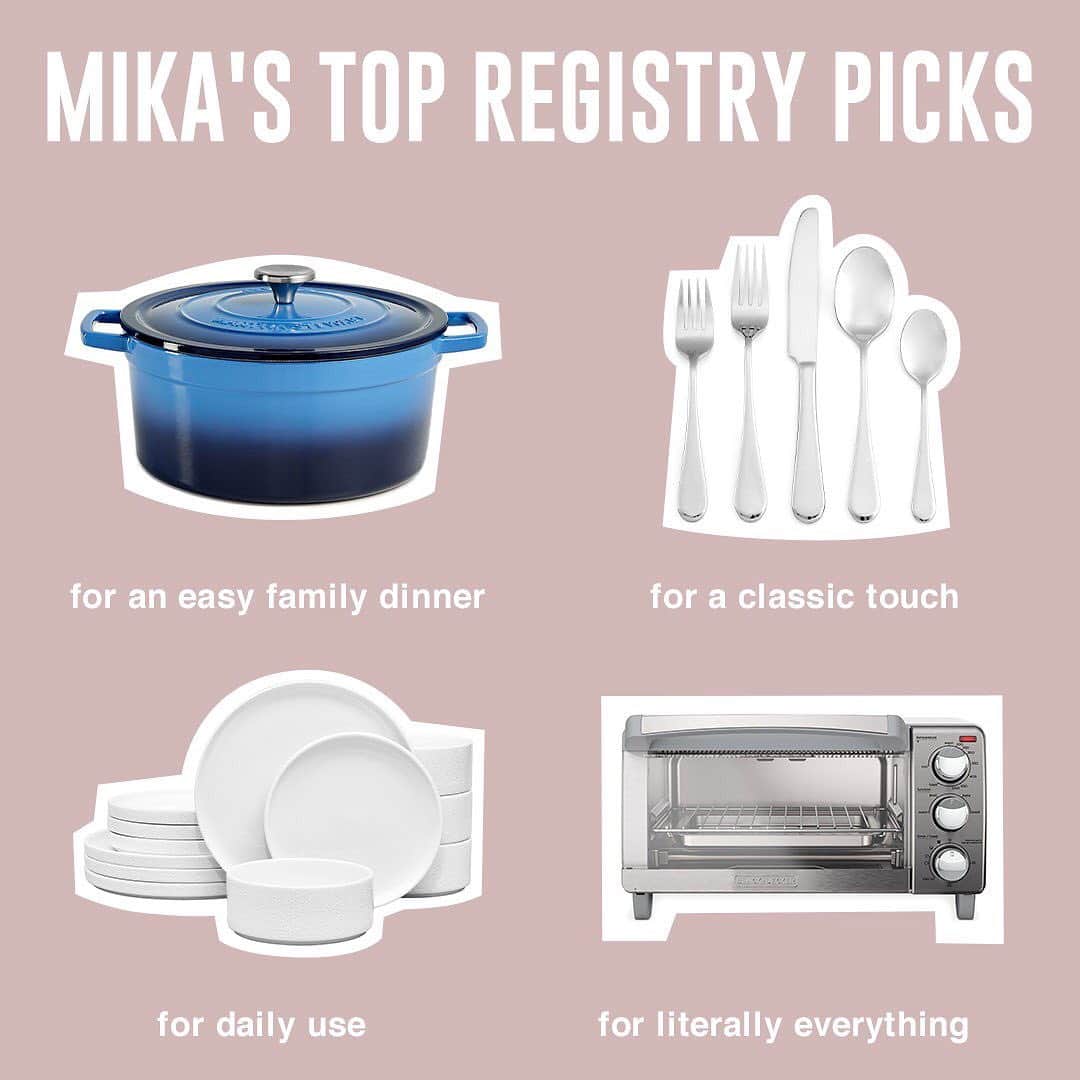 WHO WHAT WEARさんのインスタグラム写真 - (WHO WHAT WEARInstagram)「It’s official: @mikaperry found the chicest kitchen essentials from @macys. Swipe for the four items she doesn’t regret registering for (brides-to-be, take note!); then tap the link in our bio to shop them for yourself. #ad」8月14日 0時30分 - whowhatwear