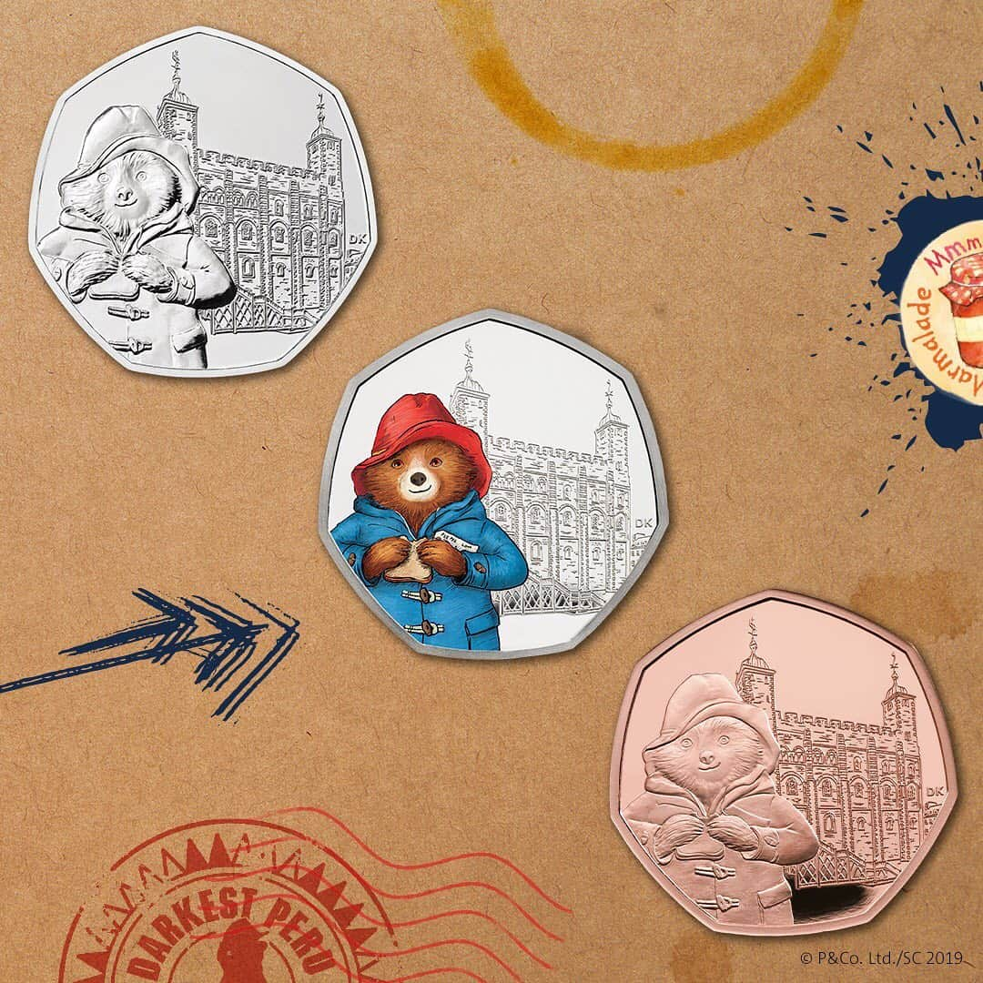 Paddington Bearさんのインスタグラム写真 - (Paddington BearInstagram)「We are thrilled to announce that @royalmintuk have released a new Paddington 50p coin at the Tower of London! http://royalmint.com/paddington #PaddingtonsCoins」8月13日 20時30分 - paddingtonbear