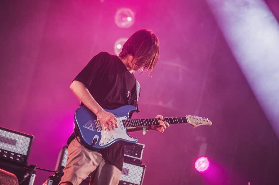 T$UYO$HIさんのインスタグラム写真 - (T$UYO$HIInstagram)「ロッキンジャパン2019 photo by @nekoze_photo  #dragonash #thebonez#paymoneytomypain  #10feet#山嵐#koji03 #ラッパ我リヤ #combatguitars#fender  #msmltokyo#msml  #adidas」8月13日 20時32分 - tsuyoshi_ptp