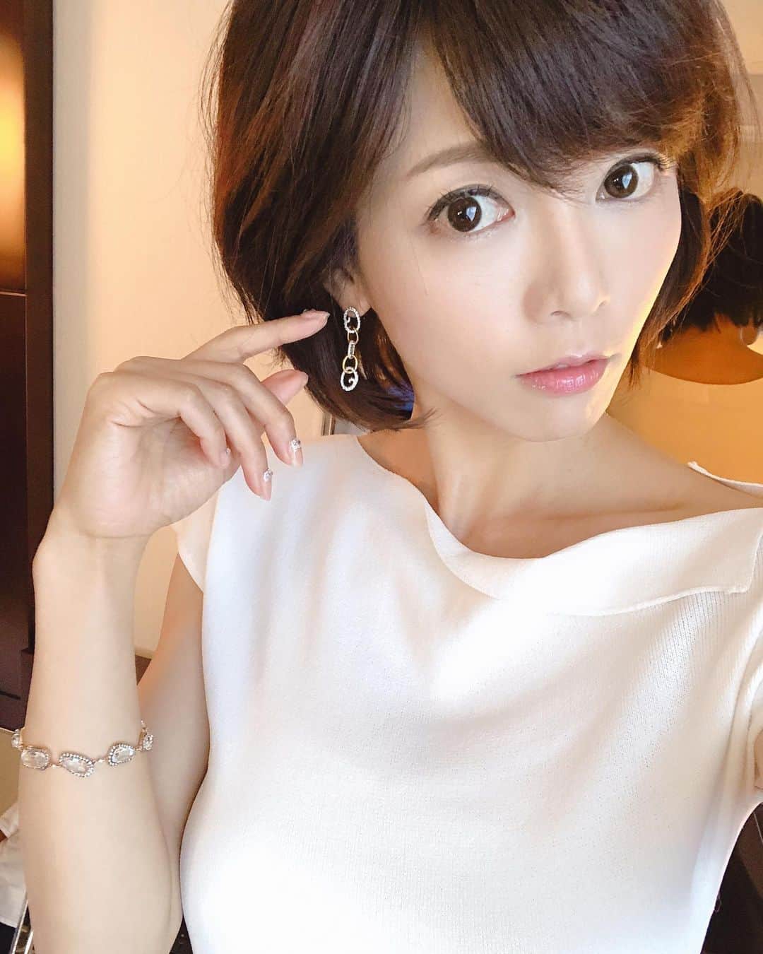 釈由美子さんのインスタグラム写真 - (釈由美子Instagram)「ジュエリー💎はイチカさん💍  品があって大人可愛くて素敵でした🤩✨ Jewelry  @ichika_jewelry」8月13日 21時00分 - yumikoshaku