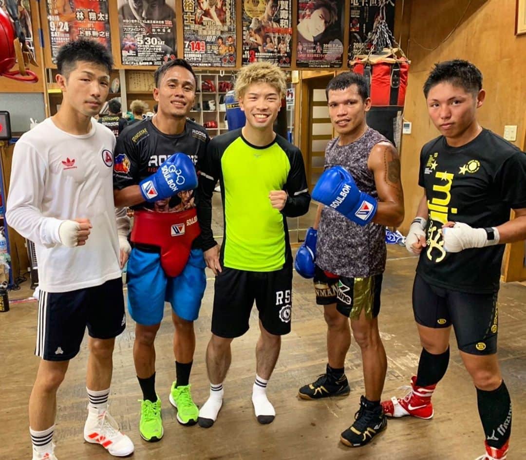 田中恒成のインスタグラム：「・ バチバチにやり合いました。 #スパーリング」