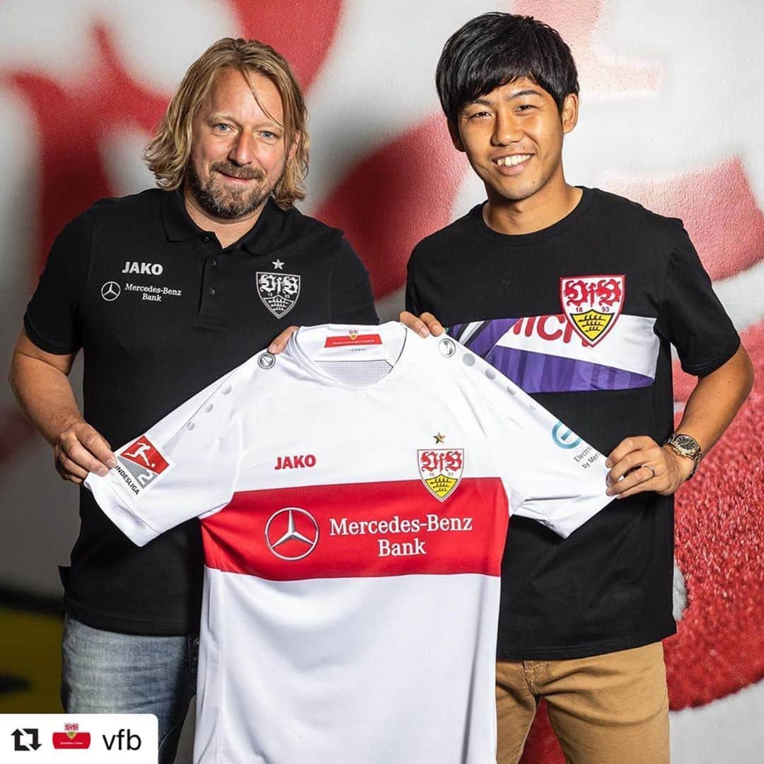 遠藤航さんのインスタグラム写真 - (遠藤航Instagram)「. Guten Morgen. Ich heiße Wataru Endo.  I’m so happy to sign with @vfb  I will do my best at this club to go back to 1st division of Bundesliga. . . #stuttgart  #bundesliga  #シュツットガルト  #ブンデスリーガ  #transfer  #football  #germany  #germany🇩🇪 #ドイツ  #wataruendo  #遠藤航」8月13日 21時22分 - endowataru