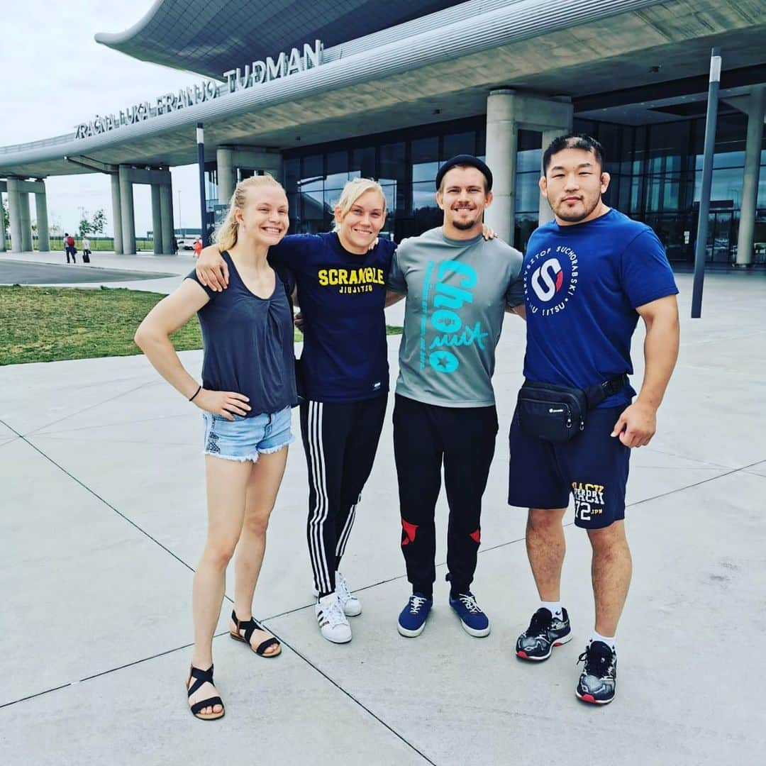 石井慧さんのインスタグラム写真 - (石井慧Instagram)「Great to see you @elvirakarppinen_10p and @raggamuffini  We will train together in Zagreb for @polaris_professional  @kmikkelsonbjj」8月13日 21時44分 - satoshiishii0141