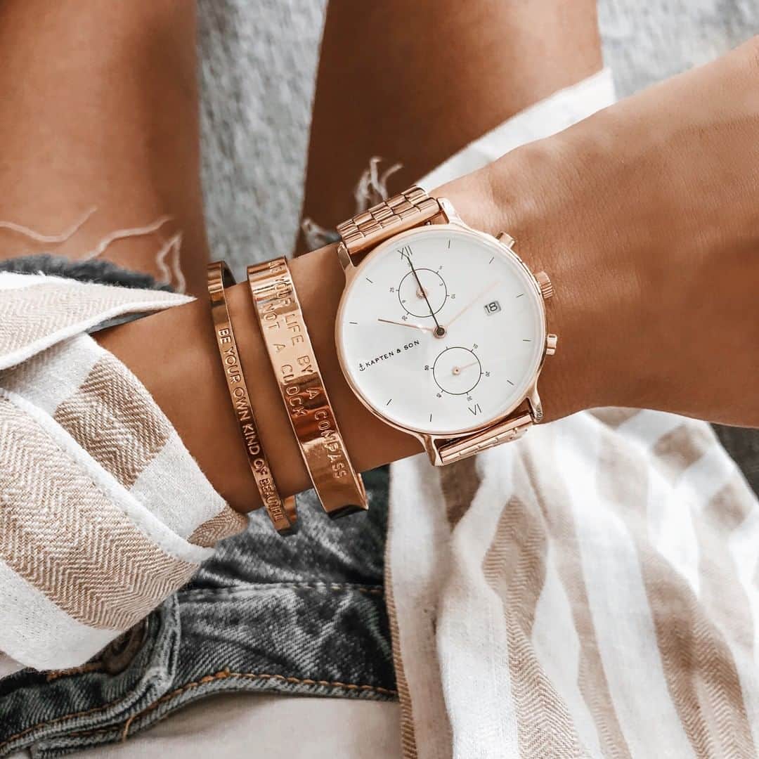 Kapten & Sonさんのインスタグラム写真 - (Kapten & SonInstagram)「'Made for sunny days!' ☀️ Our Chrono Steel is the perfect shiny detail to your summer outfit! ✨ #bekapten #kaptenandson⁠ .⁠ .⁠ .⁠ #watches #watchaddict #instawatch #accessories #summerstyle #summeroutfit #streetstyle #fashionlover #fashionaddicted #ootdfash」8月13日 22時15分 - kaptenandson
