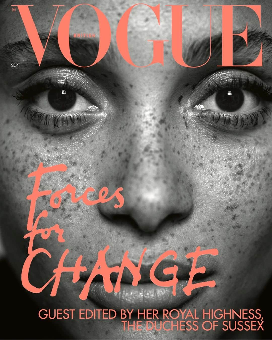 British Vogueさんのインスタグラム写真 - (British VogueInstagram)「@AdwoaAboah is one of 15 inspiring women to cover the September 2019 issue of #BritishVogue. Discover the full #ForcesForChange story in the new issue, on newsstands now, and click the link in bio to read more from the model and mental health campaigner on how becoming an activist changed her life.  #AdwoaAboah photographed by @TheRealPeterLindbergh, fashion editor @Edward_Enninful, with hair by @SergeNormant, make-up by @TheValGarland and nails by @LorraineVGriffin.  Video featuring @AdwoaAboah, @Chimamanda_Adichie, @TheSineadBurke and @FrankieGoesToHayward. Directed and edited by @Kloss_Films.」8月13日 22時25分 - britishvogue