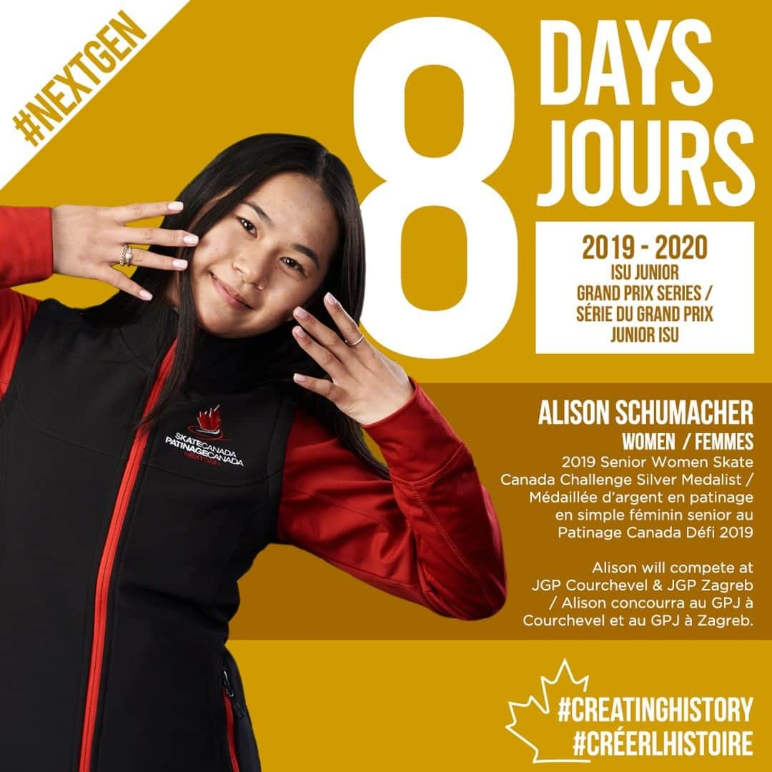 Skate Canadaさんのインスタグラム写真 - (Skate CanadaInstagram)「New young talent will be #CreatingHistory in 8️⃣ days at #JGPFigure in France! Who are you most excited to 👀? // De nouveaux jeunes talents pourront #Créerlhistoire dans 8️⃣ jours au #GPJpatinageartistique en France! Qui serez vous le plus excité de 👀? More info/Plus d'info➡️ https://skatecanada.ca/event-schedule/  #FigureSkating #Patinageartistique」8月13日 22時30分 - skate_canada