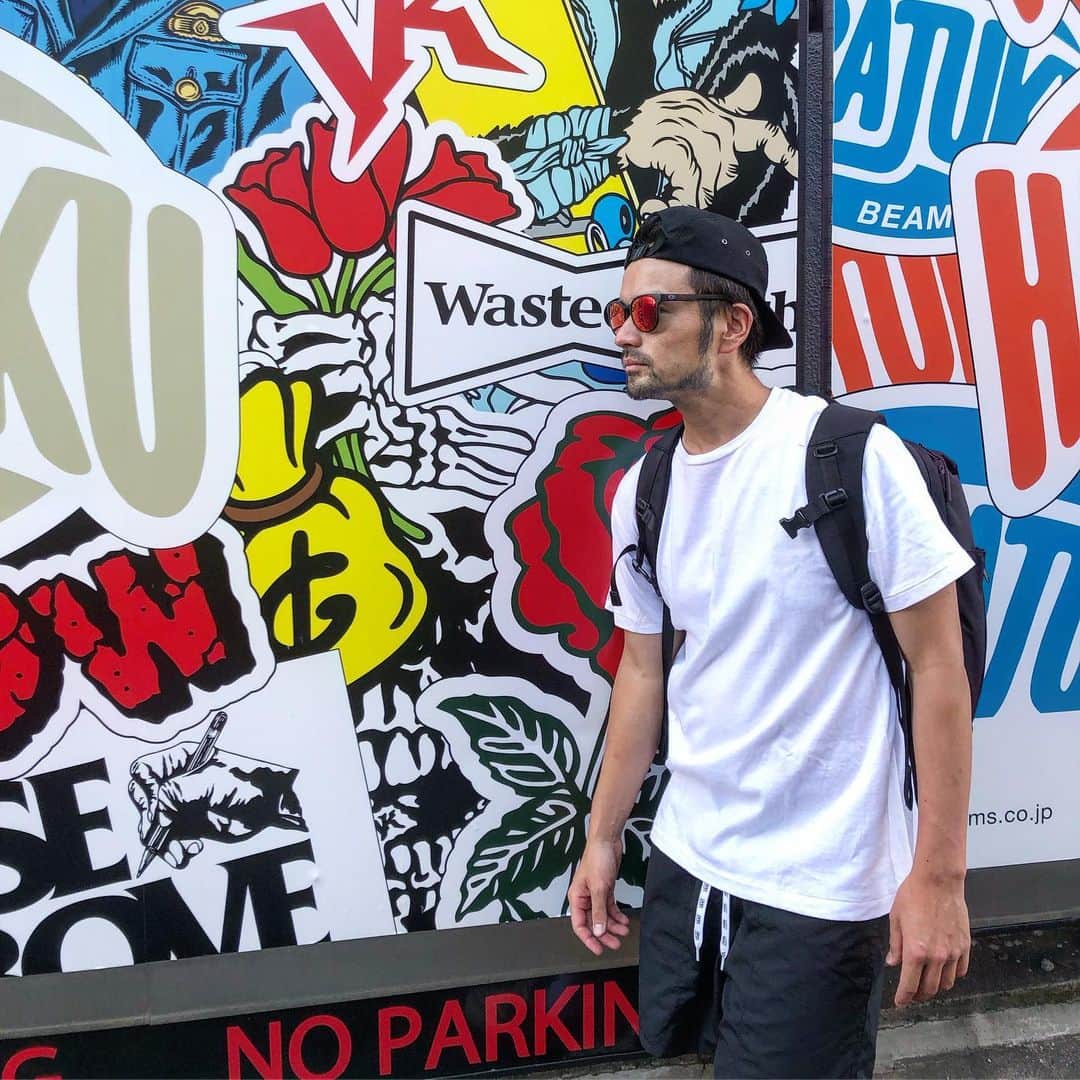 元気☆たつやさんのインスタグラム写真 - (元気☆たつやInstagram)「#原宿 #原宿通り #harajuku  #street #Tshirt #White #whitetee  #fashion #japan」8月14日 9時04分 - genkitatsuya