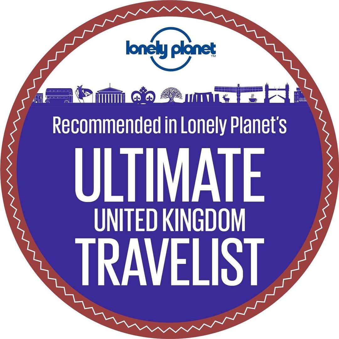 のインスタグラム：「We are delighted to announce that we are featured in The Ultimate United Kingdom Travelist by @lonelyplanet - the top 500 experiences in the UK, ranked!」
