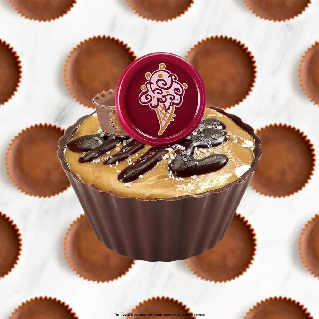 コールド・ストーン・クリーマリーのインスタグラム：「Chocolate & Peanut Butter 🥜🍫 Name a more iconic duo, we’ll wait.」