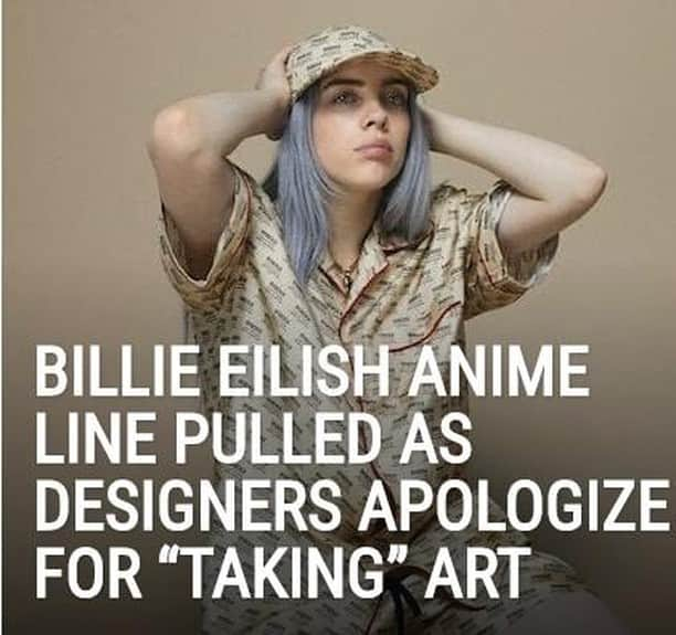 Alternative Pressさんのインスタグラム写真 - (Alternative PressInstagram)「@billieeilish's anime merch collab has been removed following artwork plagiarism claims⁠ LINK IN BIO for details⁠ .⁠ .⁠ .⁠ #billieeilish #anime #animeline #animedesign #artdesign #altpress #alternativepress」8月14日 1時00分 - altpress