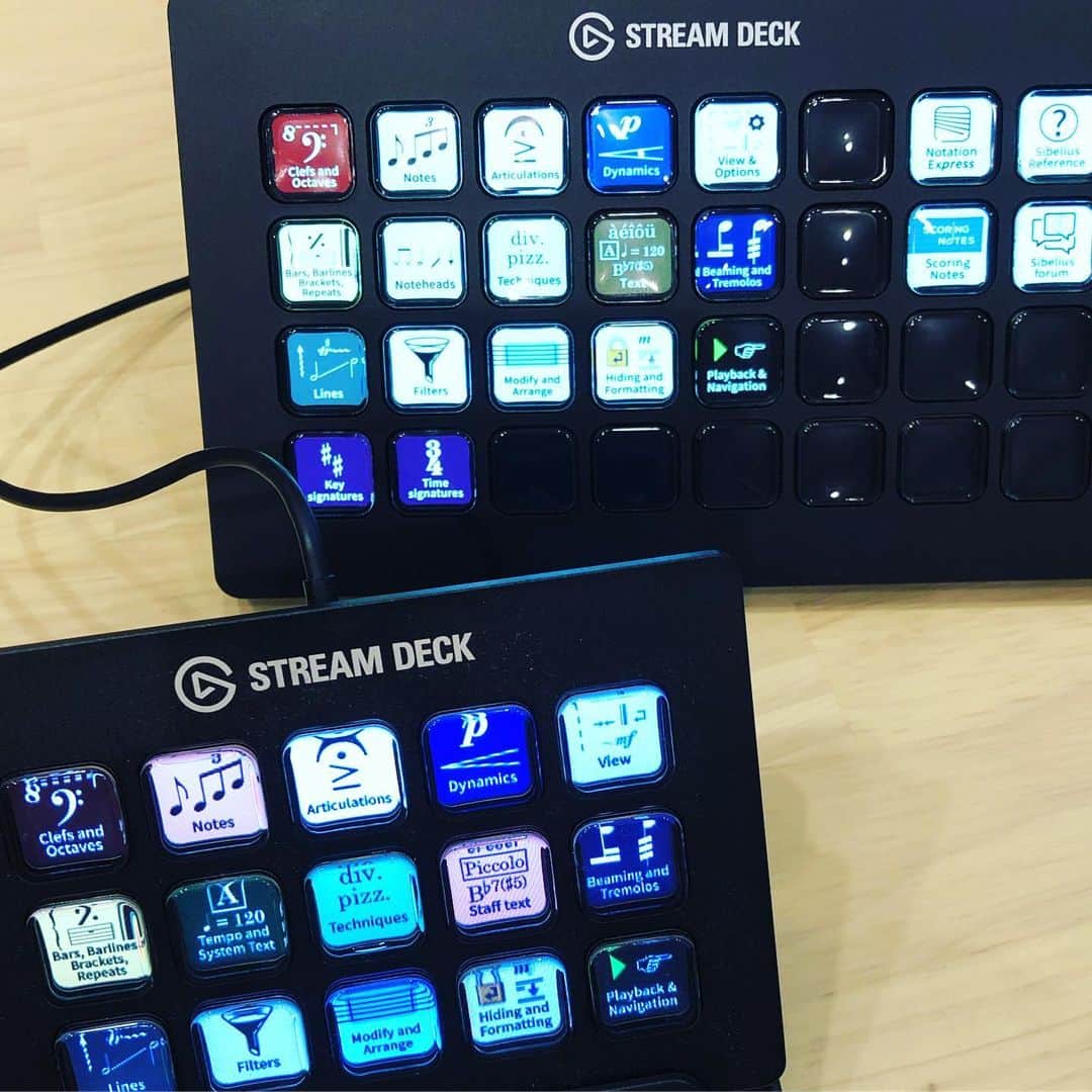 上杉洋史のインスタグラム：「The larger one is great! #notationexpress  ##streamdeckxl」