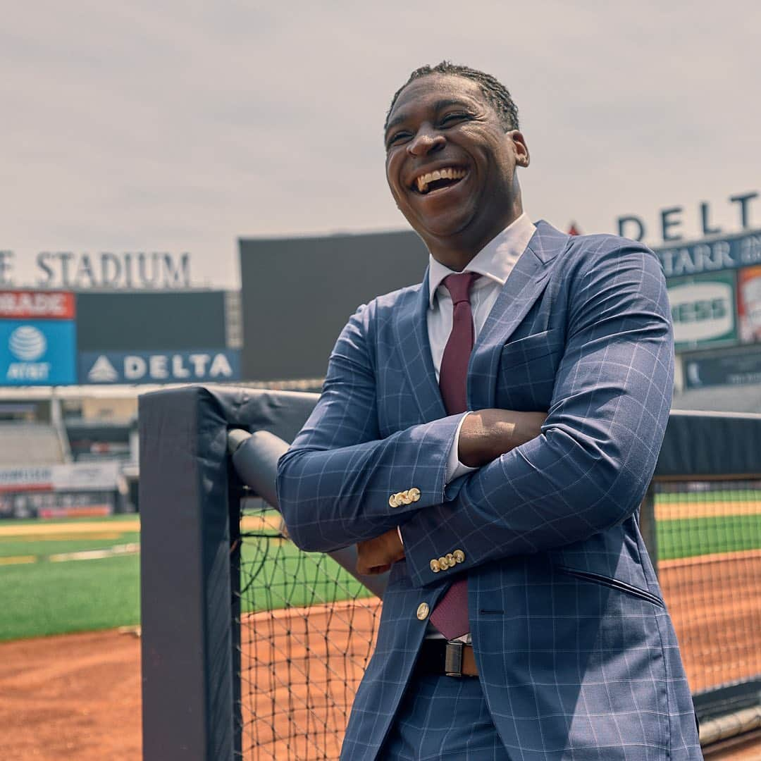 ニューヨーク・ヤンキースさんのインスタグラム写真 - (ニューヨーク・ヤンキースInstagram)「🔥 shots from @sirdidig18’s photoshoot with @indochino」8月14日 3時26分 - yankees