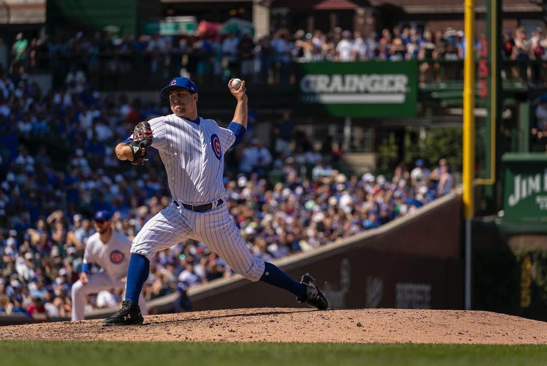 シカゴ・カブスさんのインスタグラム写真 - (シカゴ・カブスInstagram)「#CubsCollection: New Cubs. The Trade Deadline is the last point during the regular season at which players can be traded from one club to another. By the end of the day on July 31, 2019, the Chicago Cubs acquired Nicholas Castellanos from the Detroit Tigers, Derek Holland from the San Francisco Giants, Tony Kemp from the Houston Astros and David Phelps from the Toronto Blue Jays. “I’m excited to join the Chicago Cubs and help contribute in any way to help this team win,” Kemp said after the trade. The Cubs then added another new name to the roster via the waiver system. Jonathan Lucroy from the Los Angeles Angels joined the team August 8. “He’s a great catcher. He’s done a great job of getting low, keeping the ball down and a great job of controlling the game-calling. He’s going to bring a lot to the table,” said Holland, who was Lucroy’s teammate back in Texas in 2016. Check out how the new guys have been making an impact on the field since arriving in Chicago. #EverybodyIn 📸 @sgreenphoto | @darrengeorgia | @joshlevin7 | @Ryan_Meyer_Photography | @emeraldborn」8月14日 5時25分 - cubs