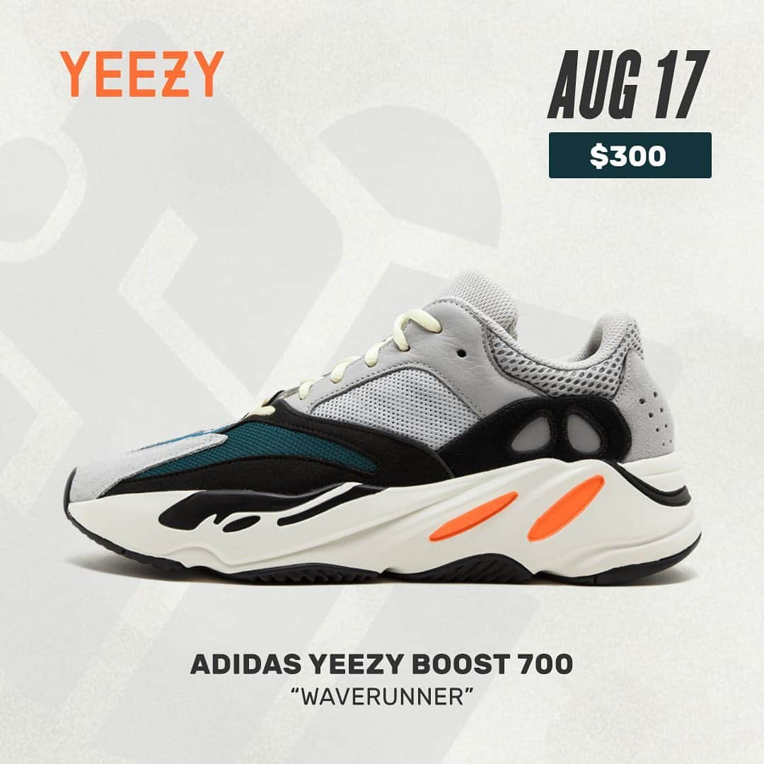 Sneaker Newsさんのインスタグラム写真 - (Sneaker NewsInstagram)「Official store list for the adidas Yeezy Boost 700 “Waverunner” is now live. Link in bio…」8月14日 5時36分 - sneakernews