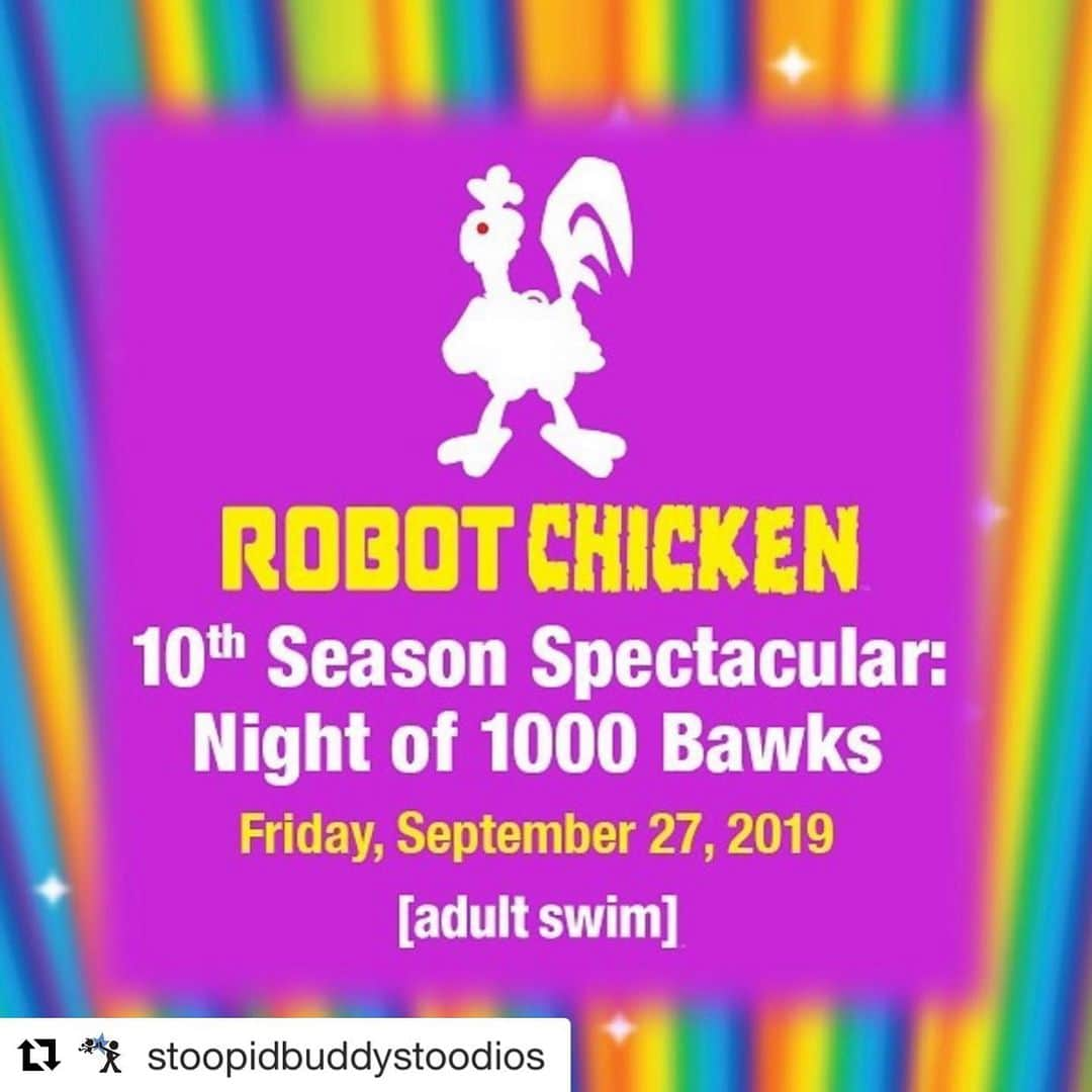 セス・グリーンのインスタグラム：「@adultswimpresents the 10th anniversary spectacular in Los Angeles this September! Tickets go on sale the FRIDAY  Join us for an epic evening of silly fun」