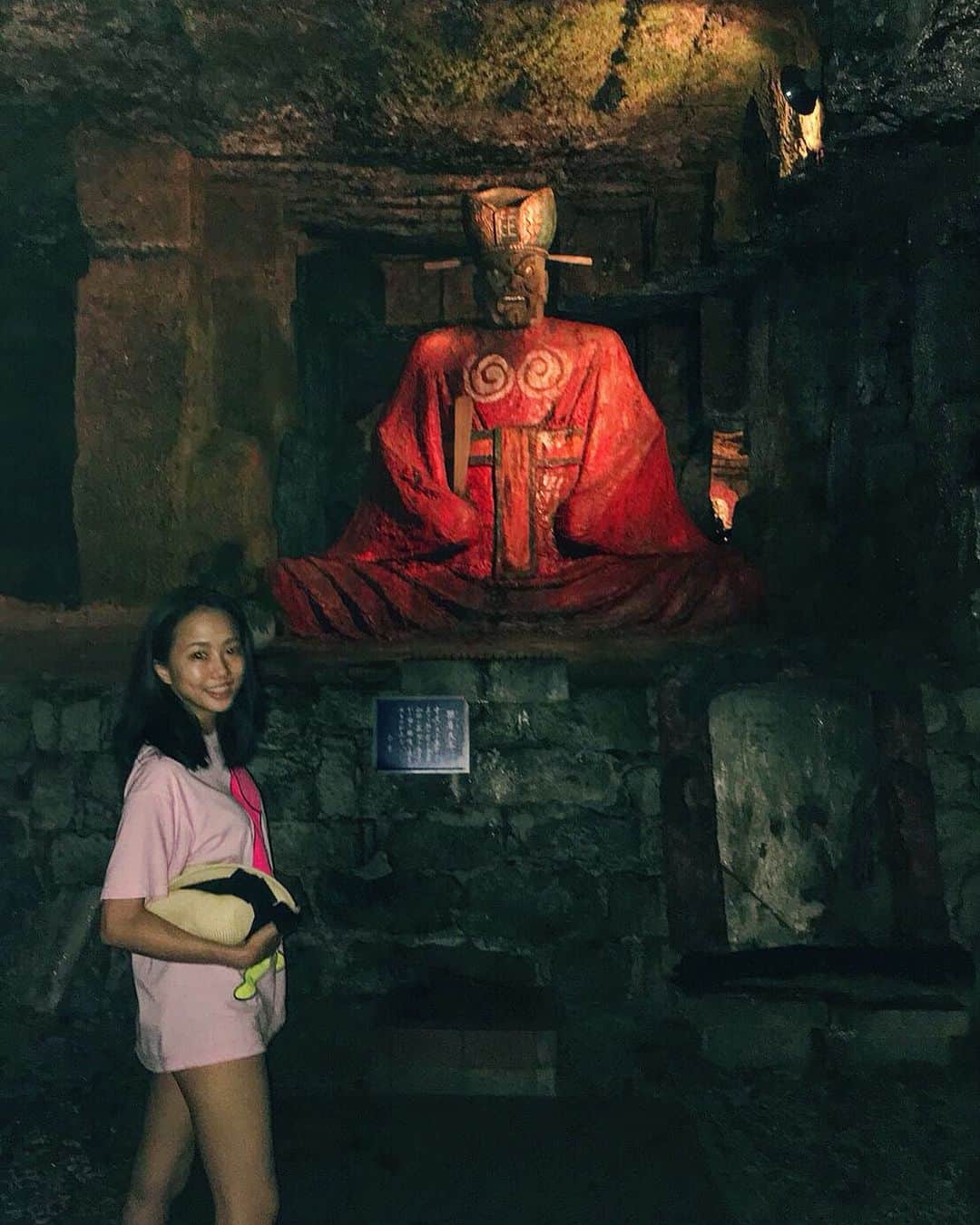 エリイ のインスタグラム：「友達の閻魔 My friend Enma. #閻魔 #えんま」