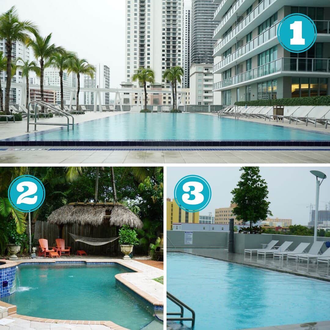 HGTVさんのインスタグラム写真 - (HGTVInstagram)「Which Miami pad has the best pool? Comment 1, 2 or 3 to cast your vote! 👙💦 #RoommateHunters is on at 11|10c!」8月14日 7時57分 - hgtv