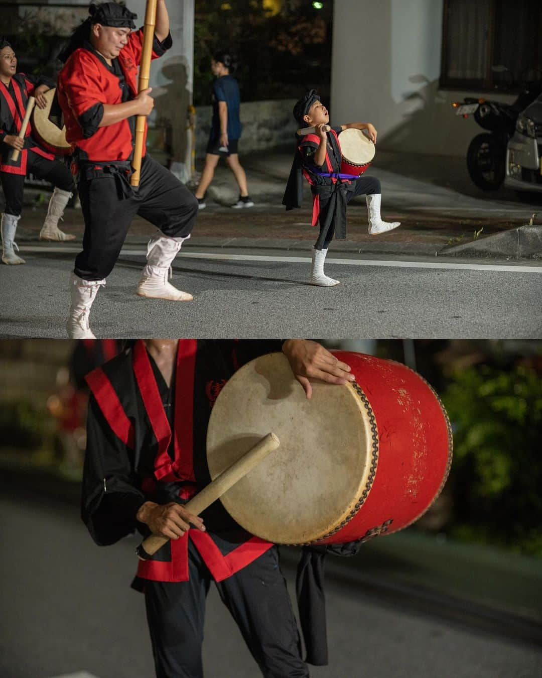 おきなわLikesさんのインスタグラム写真 - (おきなわLikesInstagram)「沖縄の旧盆 . 昨日は、沖縄の旧盆 初日、 祖先をお迎えする #ウンケー でしたね^^ . 沖縄にいるみなさんは もう #道ジュネー をご覧になりましたか？ 青年会のエイサー、でーじかっこいいですよね😆！ . 昨日は私たちも、中部の沖縄市を中心に 道ジュネーを追っかけてまわりました✨ 青年会によって、踊りや衣装も全然違うので 三線や太鼓の音を頼りに 青年会を探しながら それぞれのエイサーを楽しむのが面白いんですっ！🌺 皆さんも是非、今日、明日も続く旧盆の道ジュネーで 色んな青年会のエイサーを楽しんでくださいね〜😄♫ . . 【🌺道ジュネーの楽しみ方🌺】 ①道ジュネーとは、旧盆の夜に青年会が エイサーを踊りながら地域内を練り歩くものです。 具体的な場所や時間がはっきりしているわけではないので （大まかなコースと開始の時間は決まっていることが多いです） 太鼓の音や地方（じかた）の歌と三線の音を頼りに 聞こえる方向へ向かうのがベストです✨ （道ジュネー追っかけ隊のベテランに付いて行くのもアリ！） . ②開始予定時間になっても始まらない場合でも 気長にお待ちくださいね〜(^^) 青年会の方々は、沖縄のご先祖様への供養の気持ちと たくさんの人にエイサーを見せたい！という思いで 何カ所もの場所で長時間、一生懸命踊っています。 皆さんでエイサーを楽しむためにも、マナーも守りましょうね✨ . ________________________________________________________ #エイサー#道ジュネー#おきなわLikes#japan#okinawa#沖縄」8月14日 17時52分 - okinawa_likes