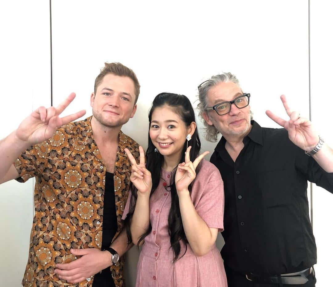 関根麻里さんのインスタグラム写真 - (関根麻里Instagram)「Thank you for coming to our show, Sukkiri! “Rocketman” What a great movie!  映画「ロケットマン 」最高です！ スタジオでの黒ひげ危機一発のゲームは盛り上がりましたね！ #Rocketman #movie #DexterFletcher #デクスターフレッチャー 監督 #TaronEgerton #ターロンエガートン #EltonJohn #エルトンジョン #MariSekine @dexfletch  @taron.egerton」8月14日 10時19分 - marisekine