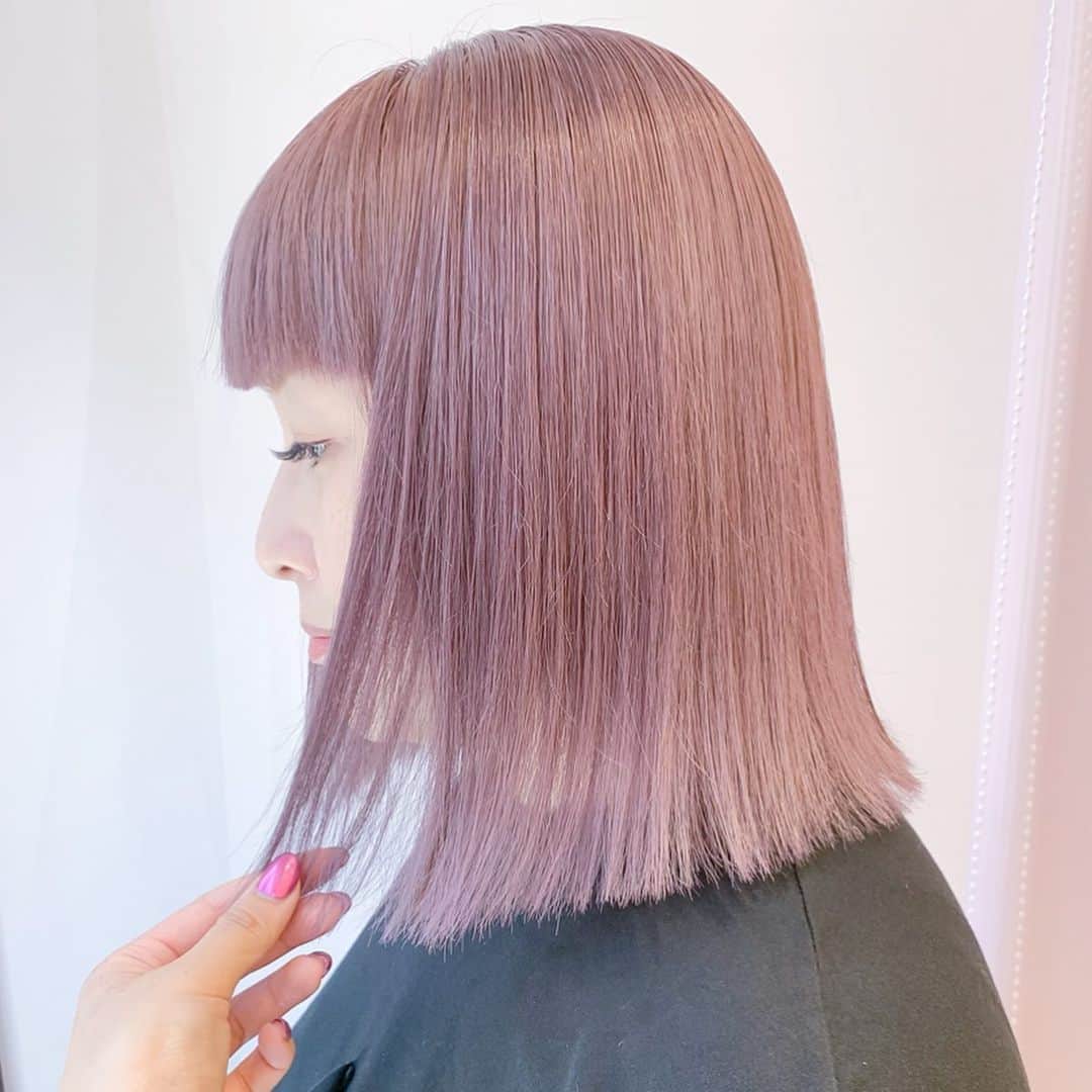 原涼香さんのインスタグラム写真 - (原涼香Instagram)「Clear lavender 💫 今回はリタッチのみでした~ 毛先は3〜4回ブリーチベースです💕」8月14日 10時14分 - suzuka_hara