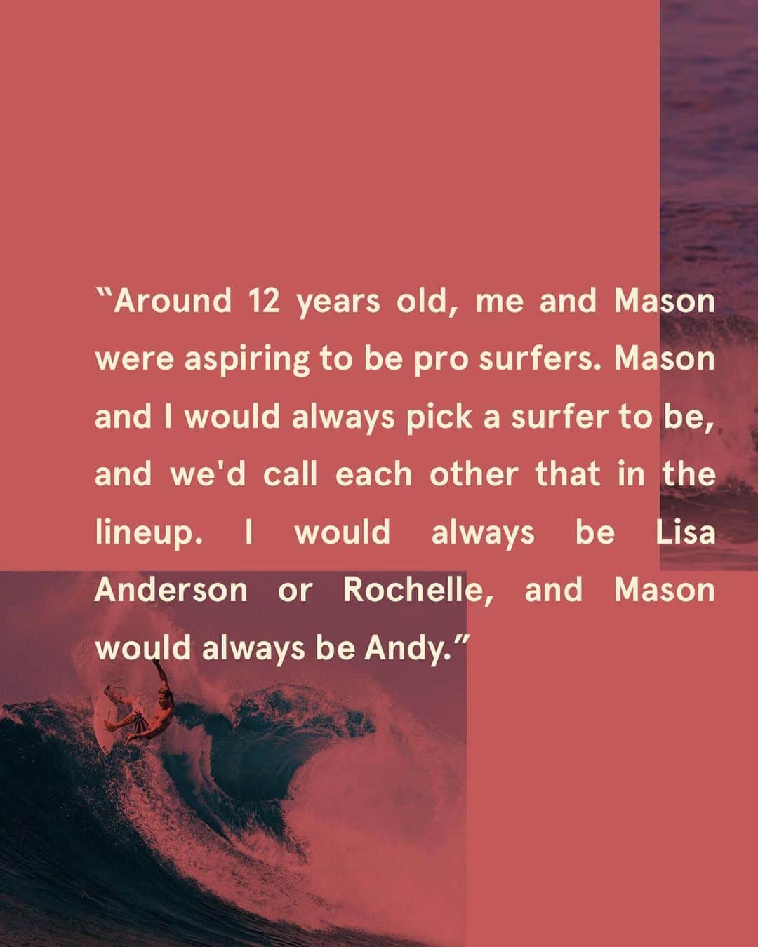 Surf Magazineさんのインスタグラム写真 - (Surf MagazineInstagram)「@xococoho describes the superhero-like figure that was Andy Irons to her and Mason growing up in “Andy and Me”, live on Stabmag.com. Hit the link in our bio for the final installment of Coco’s graceful Guest Editorship. @volcomsurf | @volcomwomens」8月14日 10時59分 - stab