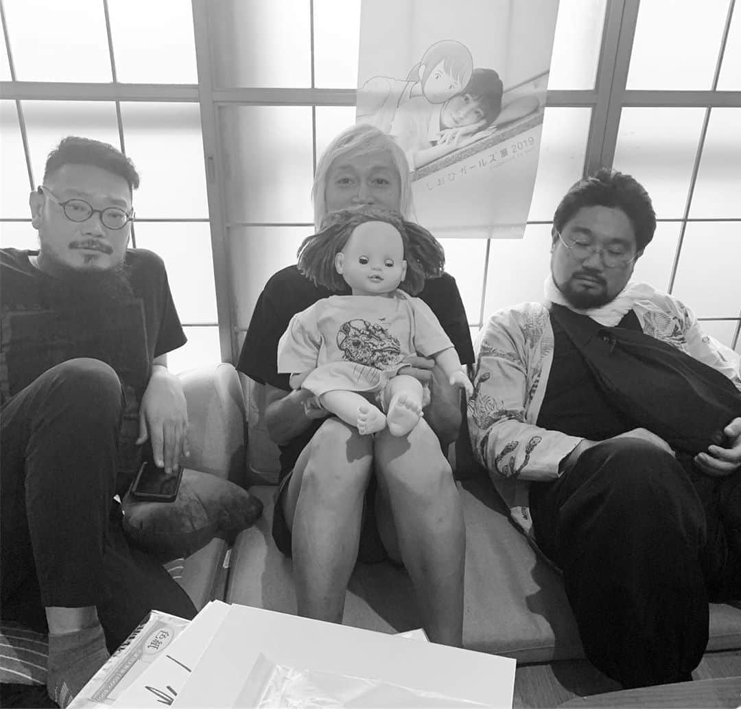 たなしんさんのインスタグラム写真 - (たなしんInstagram)「原昌和・吉田一郎不可触世界・たなしんが事故物件でお泊り会  昨日の晩から首が重いです。。」8月14日 11時04分 - tanashingma