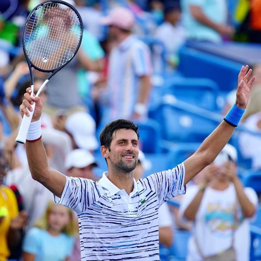 ノバク・ジョコビッチさんのインスタグラム写真 - (ノバク・ジョコビッチInstagram)「#CincyTennis 💪🏼🎾🤪🔥」8月14日 11時27分 - djokernole